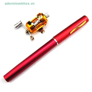 Thêm Kim Loại Trống Cuộn 60-100ft Bút Cần Câu Cá Ice Fishing Reel, Tay Trái / Phải Reel BSS