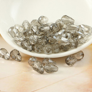 8 * 12mm Giọt Nước ab 10 Hạt Pha Lê Handmade DIY Đính Hạt Trang Sức Phụ Kiện Tóc Rời Hạt Phụ Kiện Chất Liệu