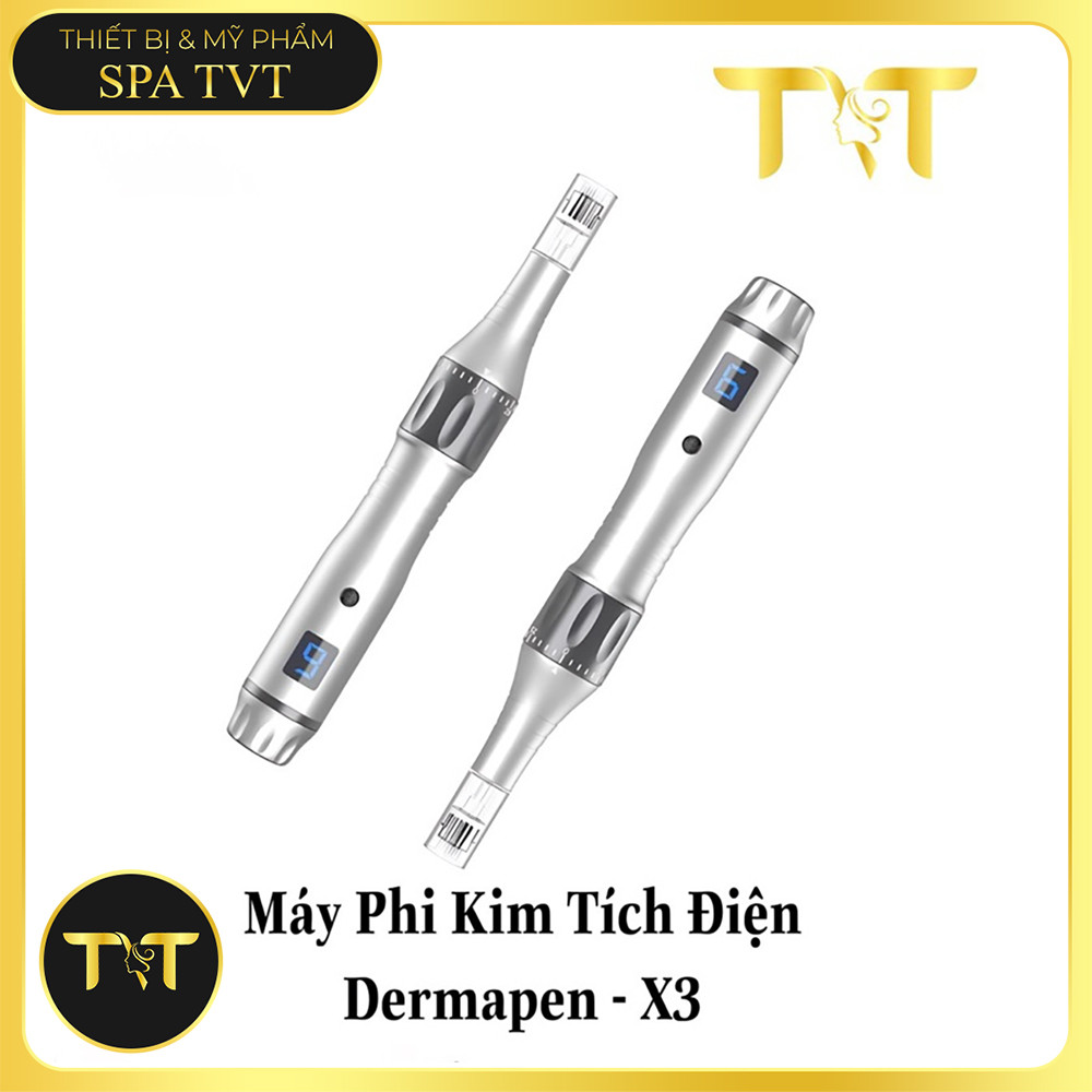 DERMAPEN X3 DÙNG KIM XOÁY – BÚT PHI KIM TÍCH ĐIỆN HỖ TRỢ MỜ THÂM, GIẢM SẸO RỖ, CĂNG BÓNG DA
