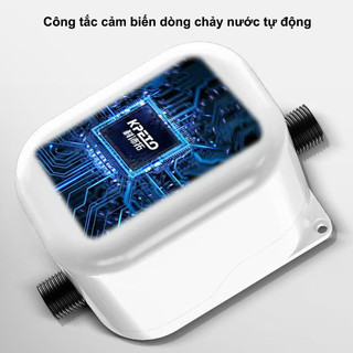 Bơm Tăng Áp Cho Vòi Sen & Máy Giặt, Dùng Nước Nóng Lạnh, Siêu Êm 150W-24V, Có Ống Nối Kèm