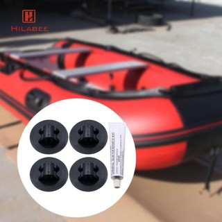 Hilabee 4x Thuyền Động Cơ Giá Đỡ Khóa Lắp Đặt Dễ Dàng Ổn Định Động Cơ Phía Ngoài Cố Định Móc Cho Thuyền Bơm Hơi Ca nô Cao Su Dinghy Kayak