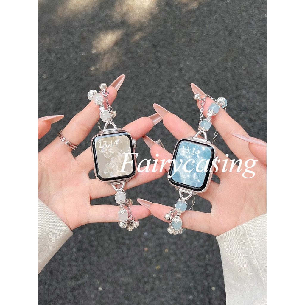 Dây đeo trang sức S11 cho iWatch 49mm Ultra2 Series 10 42 46mm 9 8 7 45 44mm Vòng tay cho Apple Watch 40 38 41mm 65 SE WristS11 Band