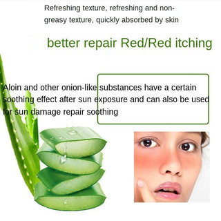 Gel dưỡng trắng da và dưỡng ẩm Aloe Vera Gel dưỡng ẩm thảo dược tự nhiên Kem dưỡng da mặt Loại bỏ mụn trứng cá sau khi tắm nắng Gel lô hội Chăm sóc da làm đẹp ✷ ❈ 🇾
