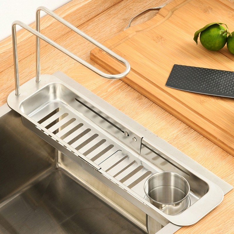Giá đựng đồ bằng thép không gỉ chống rỉ PPY với thiết kế mở rộng cho tổ chức nhà bếp đa năng