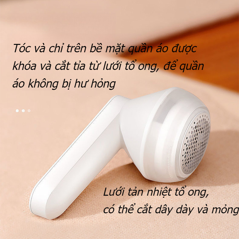 Máy Cắt Lông Xù Quần Áo,Máy cắt lông xù quần áo dùng cắm điện không lo sạc pin,USB có thể sạc lại