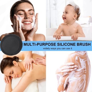 Circle Black Body Tẩy Tế Bào Chết Tắm Chà Tắm Bàn Chải Tẩy Da Chết Dụng Cụ Tắm