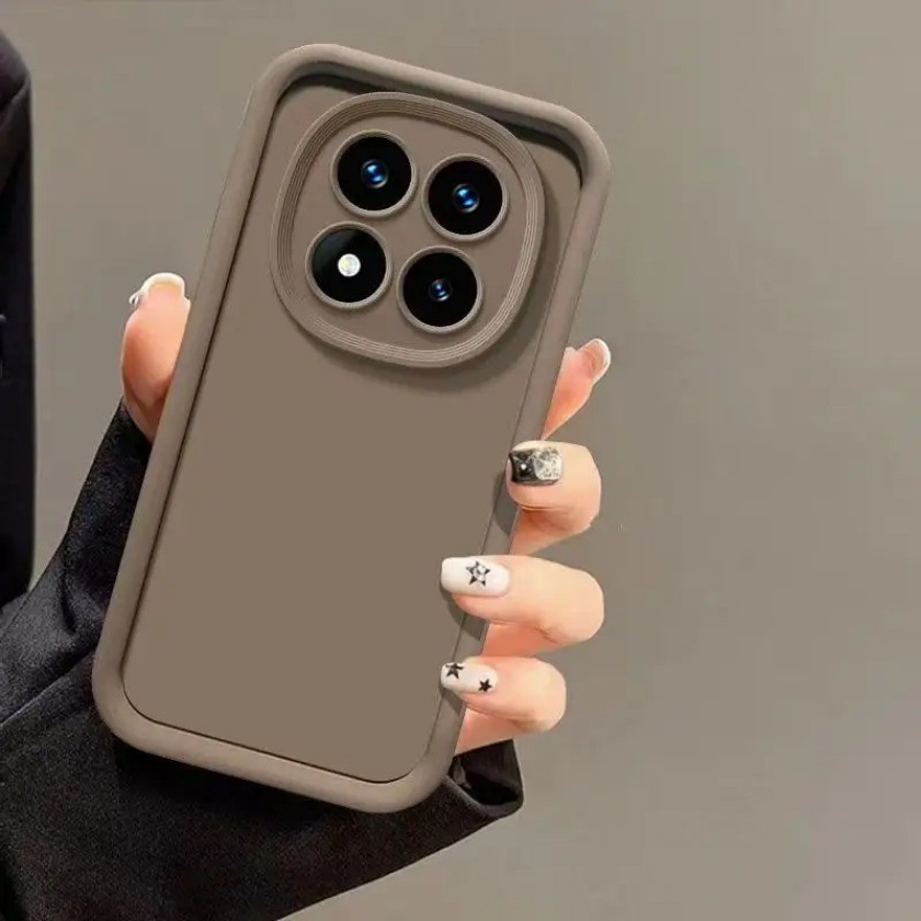 Dành Cho Redmi Note14 Pro 4G Ốp Lưng Redmi Note14 Pro 5G Ốp Lưng Điện Thoại Note 14 Pro + Curly Wave Hybrid Chống Sốc Ốp Lưng Mềm Fundas