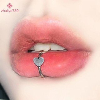 < zhuliye789 > 1 Vòng mũi giả bằng thép không gỉ Vòng vách ngăn C Kẹp môi Bông tai Mũi giả xuyên thấu Trang sức cơ thể nữ Không đục lỗ