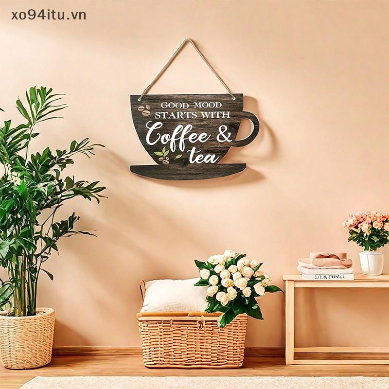Xoitu Trà Cà Phê Bằng Gỗ Dấu Hiệu Mộc Mạc Mỹ Dấu Hiệu Cafe Cà Phê Thanh Trang Trí Cho Nhà Bếp Diner Nhà Lễ Hội Tường Gỗ Trang Trí VN