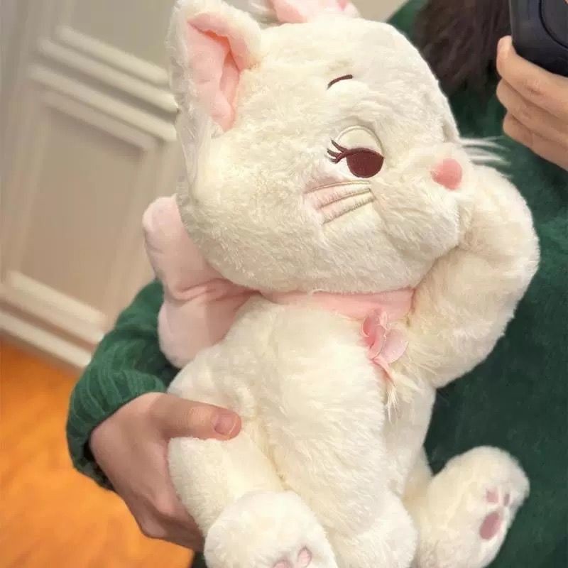 Đồ chơi nhồi bông mèo Marie dễ thương dòng Sakura, đồ chơi nhồi bông dài cho bạn gái, quà sinh nhật cho bạn gái, búp bê đồng hành ngủ Marie Cat
