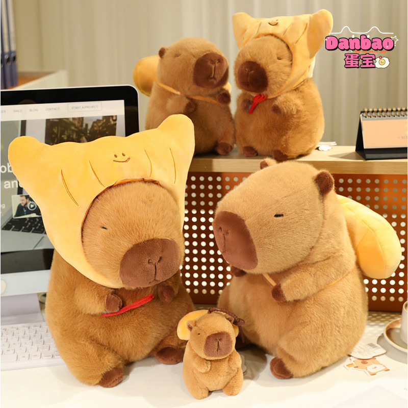 ((BT Gấu) Bánh Mì Capybara Đồ Chơi Sang Trọng Có Thể Kapibara Búp Bê Quà Tặng Cho Trẻ Em Quà Tặng Sinh Nhật Danbao Đồ Chơi