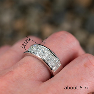 Nhẫn Zircon Bạc S925 Trang Sức Thời Trang Đơn Giản Quà Tặng Nữ