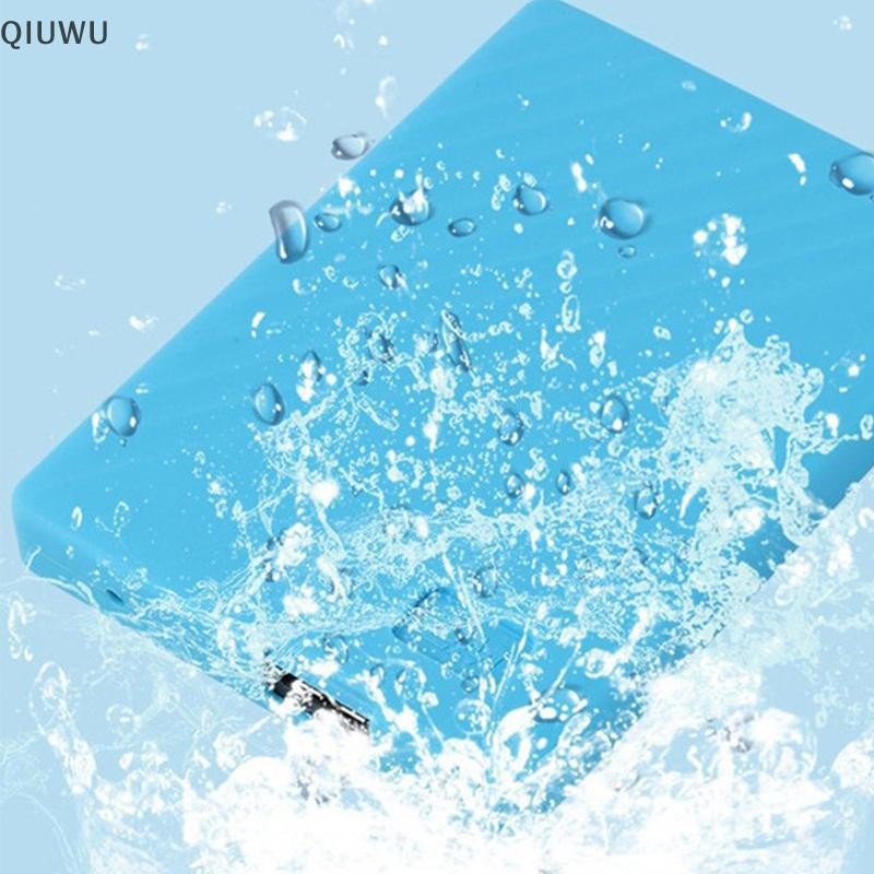 QIUWU Silicone HDD Case Túi Bảo Vệ Ổ Cứng Bìa Đĩa Bảo Vệ Da Cho My Passport 4T 5T.
