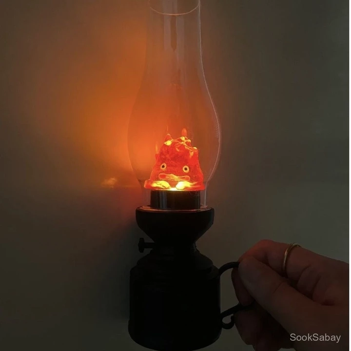 Đèn ngủ siêu tối Calcifer Flame cho phòng ngủ trẻ em