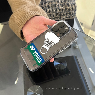 Ốp Điện Thoại Vỏ Cứng Acrylic Cho iPhone 16 15 14 13 12 11 X XR XS Yonex Cầu Lông Minh Họa
