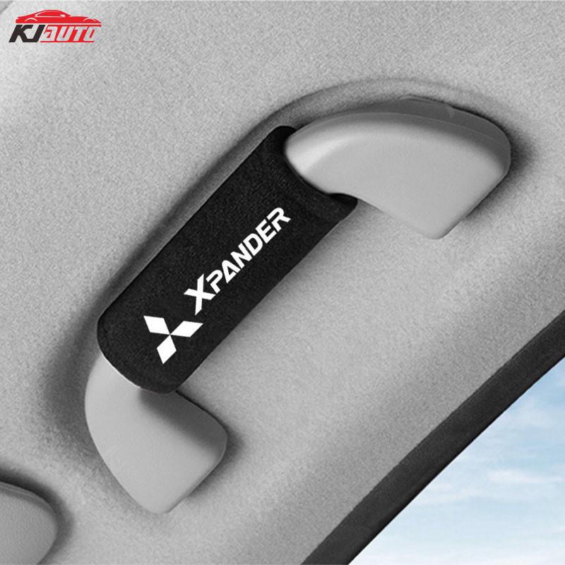 Mitsubishi Xpander Da lộn Tay nắm nóc ô tô Vỏ bảo vệ Tay nắm cửa Phụ kiện trang trí da