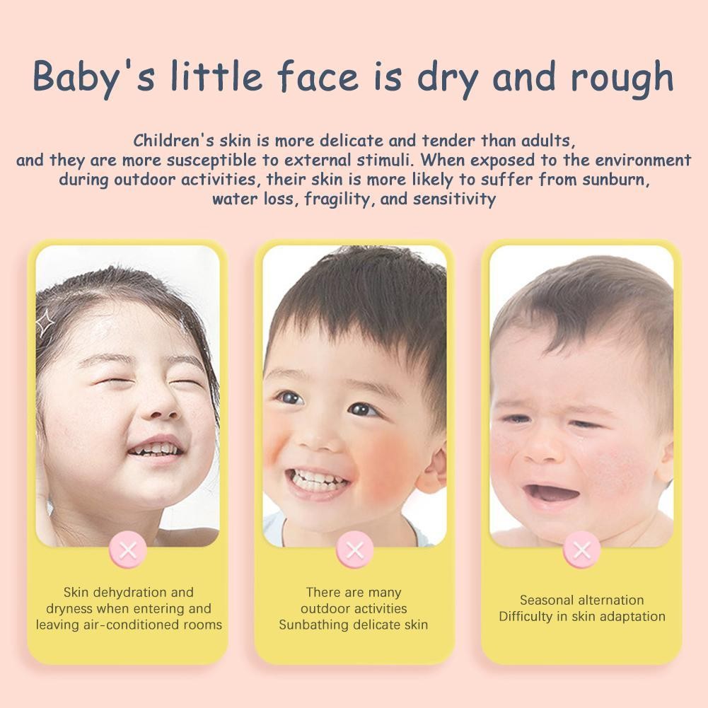 Mặt nạ dưỡng ẩm cho trẻ sơ sinh và trẻ em Mặt nạ dưỡng ẩm dưỡng ẩm cho bé 3-15 tuổi E8