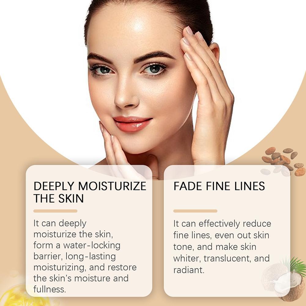 Mặt nạ lột Niacinamide màu sô cô la Dưỡng ẩm Nuôi dưỡng tông màu làm sạch làm sáng da E9w8