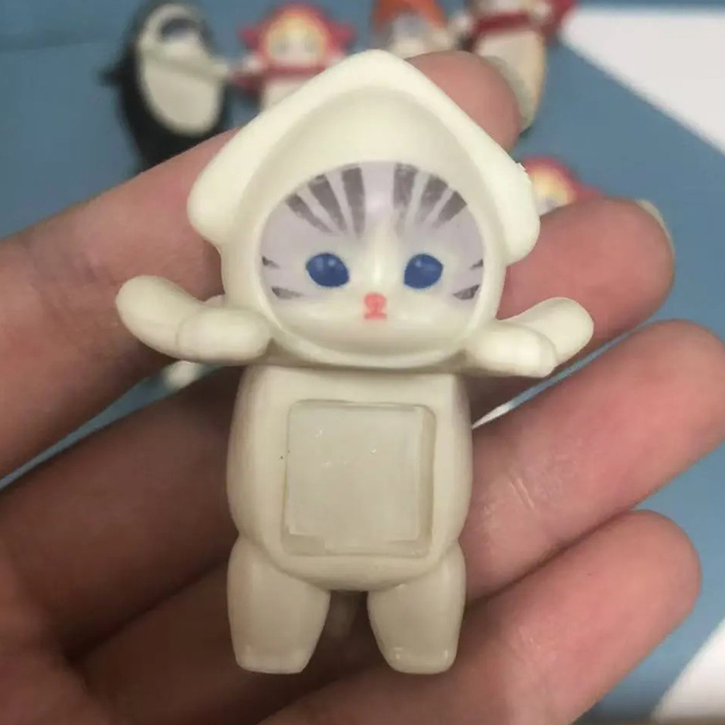 Cat Angel Hippers Harvest mini figure Seoul Series Dễ Thương Dâu Điện Thoại Ô Tô Trang Trí Máy Tính Ngẫu Nhiên Dâu Hình 1 Chiếc