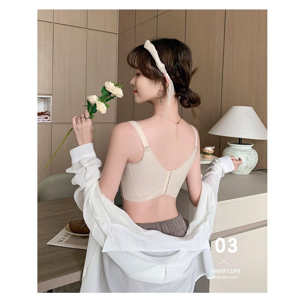 Quần Lót Full Cup Quần Lót Giảm Ngực Nữ Vú Lớn Nhỏ Loại Có Thể Điều Chỉnh Ngực Nhận Tai Thỏ Phòng Ngừa