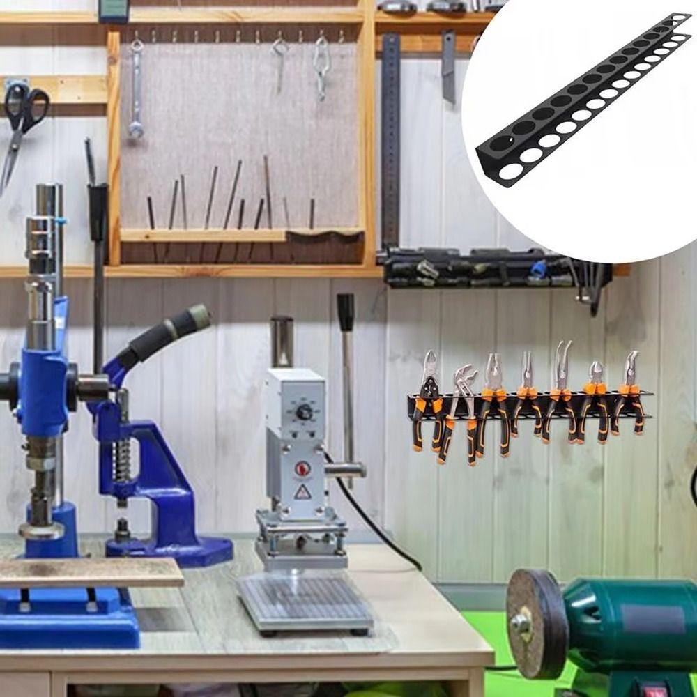 SNUGHOUSE 1 Cái Kìm Giá Đỡ, Treo Tường Dụng Cụ Cầm Tay Tua Vít Giá Treo Tường, Phụ Kiện Xưởng Kìm Búa Dụng Cụ Thép Sắp Xếp Lưu Trữ