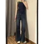 Quần jeans nữ Athena xanh đen quảng châu cao cấp dáng loe dành cho nữ