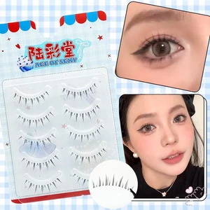 IOIIK Lông Tơ Truyện Tranh Mắt Wispy Mi Người Phụ Nữ Mô Phỏng Lông Mi Giả