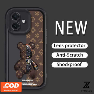Ốp lưng OPPO Reno 15F Reno 14F Reno 13F Reno 12 Reno11 F Reno 10 Reno 8T Reno 8Z Reno7 Reno8 Reno5 Realme C61 C75 C55 C53 Note 50 Note 60 Hoạt Hình Cơ Khí Bạo Lực Gấu Shockpro