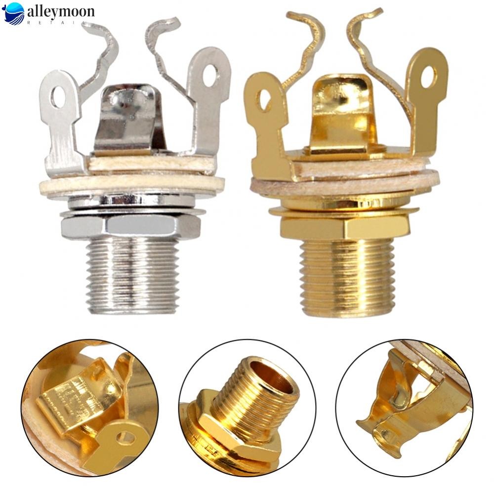 Đầu nối âm thanh 6.35mm Đầu nối thiết bị âm thanh Bạc, Vàng cho thiết bị âm thanh