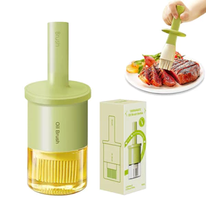 Bình Đựng Dầu Có Bàn Chải Nhiệt Bình Đựng Dầu Thủy Tinh Cho Hộp Đựng Dầu Nhà Bếp Có Silicon Basting Bàn Chải Nấu Ăn BBQ Giấm Nướng Chiên