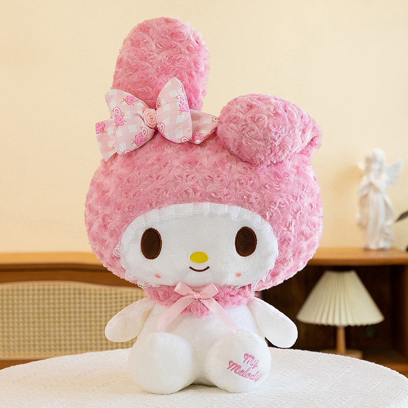 Dễ Thương Trái Tim Nữ Tính Màu Hồng Giai Điệu Búp Bê Hoạt Hình Đồ Chơi Nhồi Bông Lớn