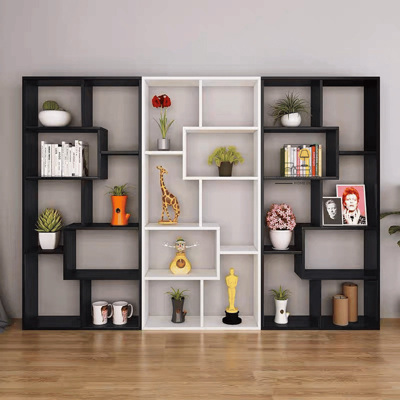 Kệ sách gỗ chữ U gỗ MDF loại tốt uy tín 130x60x17 của BinBo