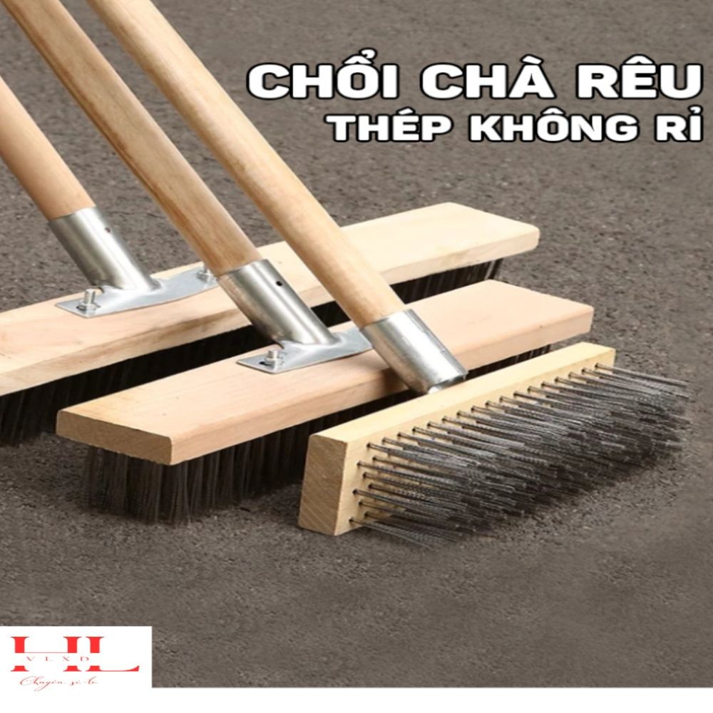 (có sẵn nhiều size )Chổi chà rêu sợi inox 304 không gỉ, chổi sắt chà ...