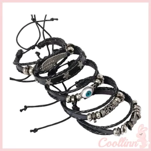 Bộ vòng tay da thời trang COO Unisex Phụ kiện thời trang Trang sức cổ tay bằng da