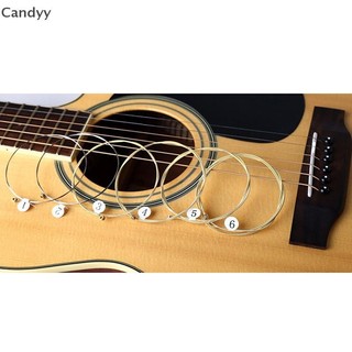 Ndy 1 Bộ 6 Dây Đàn Guitar Thép Mạ Niken Cho Đàn Guitar Acoustic N