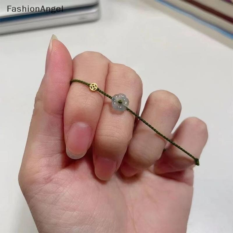 Fashionangel Thời Trang Sáng Tạo May Mắn Hoa Giàu Tay Dây Nhẫn Dành Cho Nữ Có Thể Điều Chỉnh Handmade Bím Vòng Tay Trang Sức Cặp Đôi Quà Tặng VN