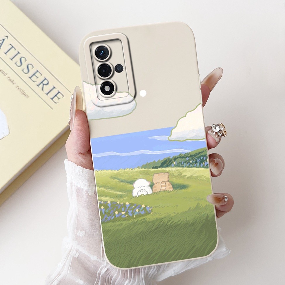 Ốp lưng Oppo A93s 5G PFGM00 Ốp lưng Oppo A93s 5G Thời trang mát mẻ Ngộ nghĩnh Phim hoạt hình dễ thương Vỏ điện thoại thẩm mỹ chống sốc