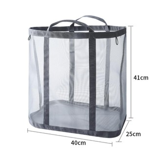 [COD] Giỏ lưới gập FURNICLICK đựng đồ giặt/đồ lặt vặt/đồ bẩn/đồ chơi, dung tích lớn, treo được