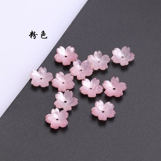 [Vỏ giả nhựa Axetat] 10 cái 1 bát sâu Hoa Anh Đào Nhỏ 10.5mm * Chất liệu Kẹp Tóc Tự làm phụ kiện tóc Axetat Phụ kiện tự làm phụ kiện tóc lxK2 KRHW