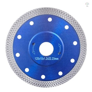Lưỡi cưa kim cương 125mm với thiết kế kết cấu lưới Đĩa cắt đá cẩm thạch bằng gốm cao cấp cho dụng cụ cắt đá cẩm thạch Máy mài góc