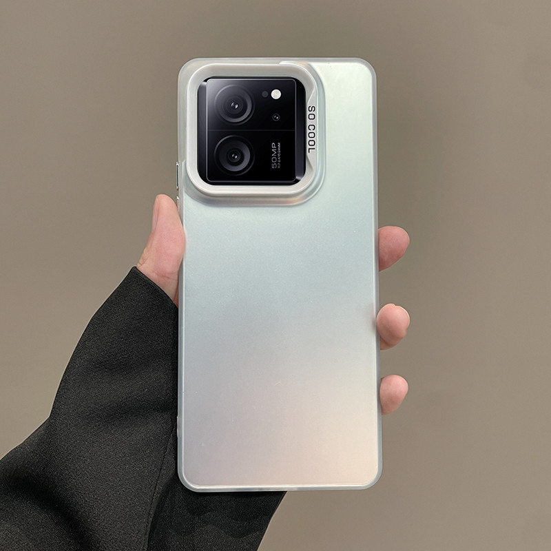 Dành Cho Xiaomi 14 Ốp Lưng Xiaomi 13T 12t Pro 11 Ultra Lite 5G Ốp Lưng Điện Thoại mi 11X Pro Civi3 4 Pro Kim Loại Sang Trọng Aurora Da Matte Cover