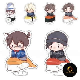 (3CM) Mô hình Standee DETECTIVE CONAN ver SUSHI Thám tử lừng danh tượng acrylic anime mica chibi trưng bày xinh xắn