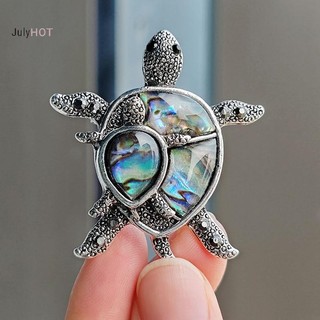 Julyhot Vintage Kim Cương Giả Rùa Động Vật Thổ Cẩm Cho Nữ Áo Chân Trang Sức Quà Tặng Massivedeals