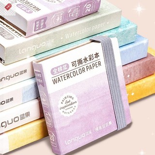 ALIK Vuông Cotton Vẽ Sách 300gsm Dành Cho Nghệ Sĩ Vẽ Màu Nước Sổ Tay 20 Tờ Sổ Phác Thảo Học Sinh Đồ Dùng Học Tập VN