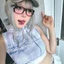 Khung kính mắt in tai mèo Da báo - Y2K Retro Thắt nơ Kính mắt Khung DIY Cosplay Trang trí tiệc Quà tặng thời trang