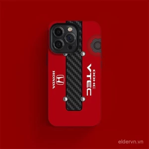 Ốp điện thoại tùy chỉnh ngoại vi game thủ JDM B16 đầu đỏ tương thích với iPhone 11 X XS XR XSMAX 16 15 14 PLUS 12 PRO 13 14 15 16 ProMax Honda hai trong một QX6N