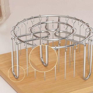 Giá đỡ xiên METALWRK, Giá nướng dọc bằng thép không gỉ 12 / 24 / 25 / 36, Dễ sử dụng Giá đỡ xiên nướng có thể tháo rời cho phụ kiện nồi chiên không khí