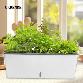 Garande Hộp Cửa Sổ Chậu Cây Đa Năng Tự Tưới Cây Hộp Đựng Hình Chữ Nhật Trồng Cho Trong Nhà Ngoài Trời Sân hiên Bên Ngoài Cửa Sổ