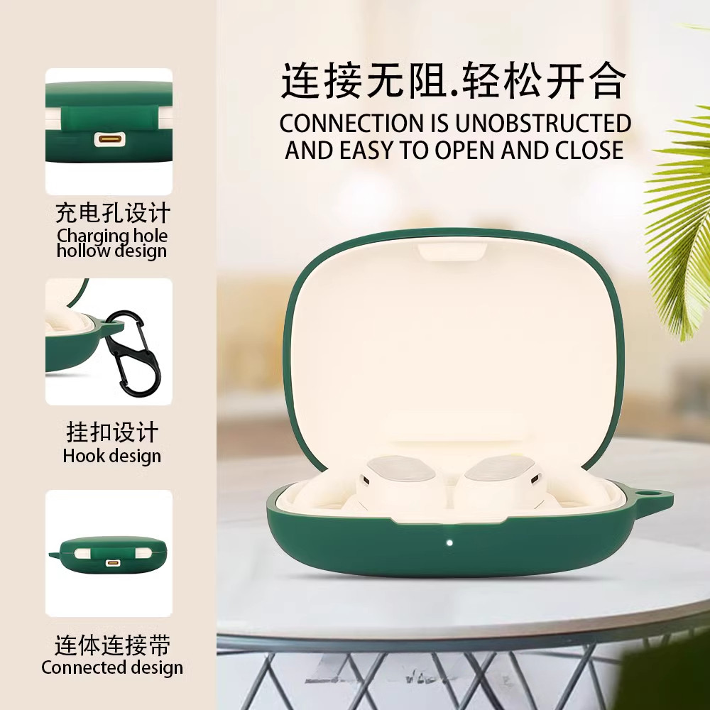 Cho Baseus Eli 10i Fit Open-Ear, ốp silicon mềm bảo vệ tai nghe