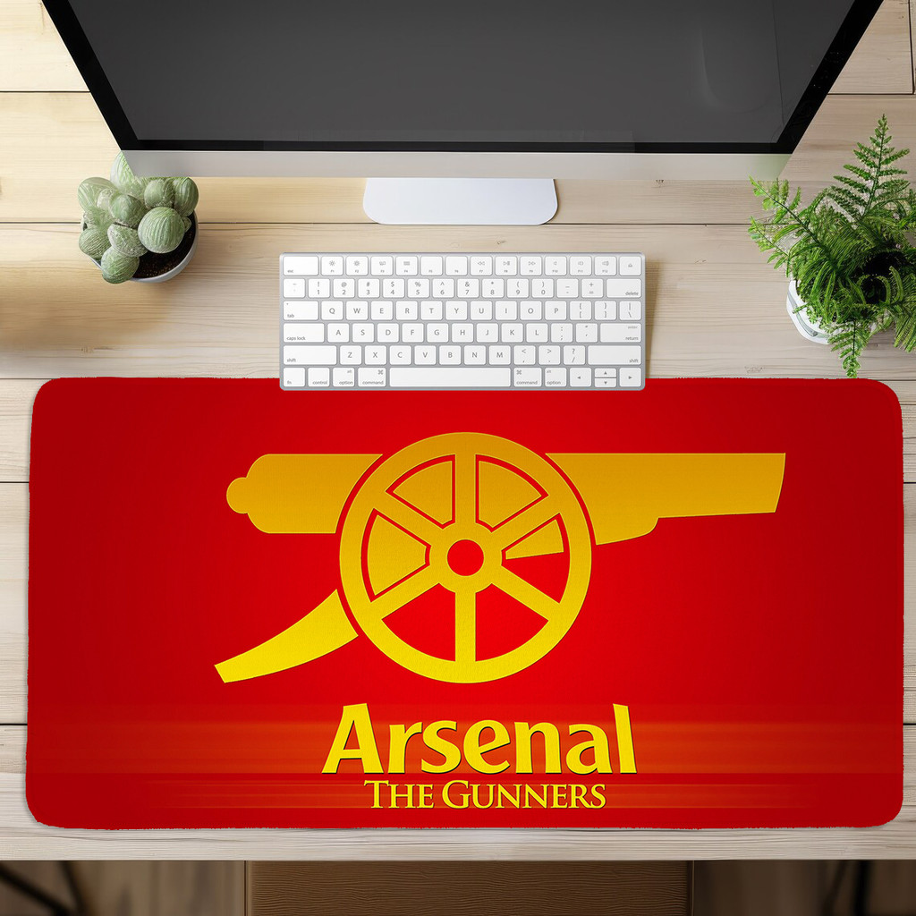 Arsenal F.C. Logo Mouse Pad In Nghệ Thuật Bàn Phím Máy Tính Bàn Phím Pad (60x30cm / 80x40cm)